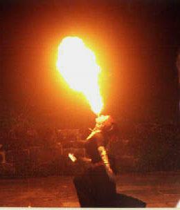 Djinn and Vyvyan, fire performer in Melbourne, photo 3