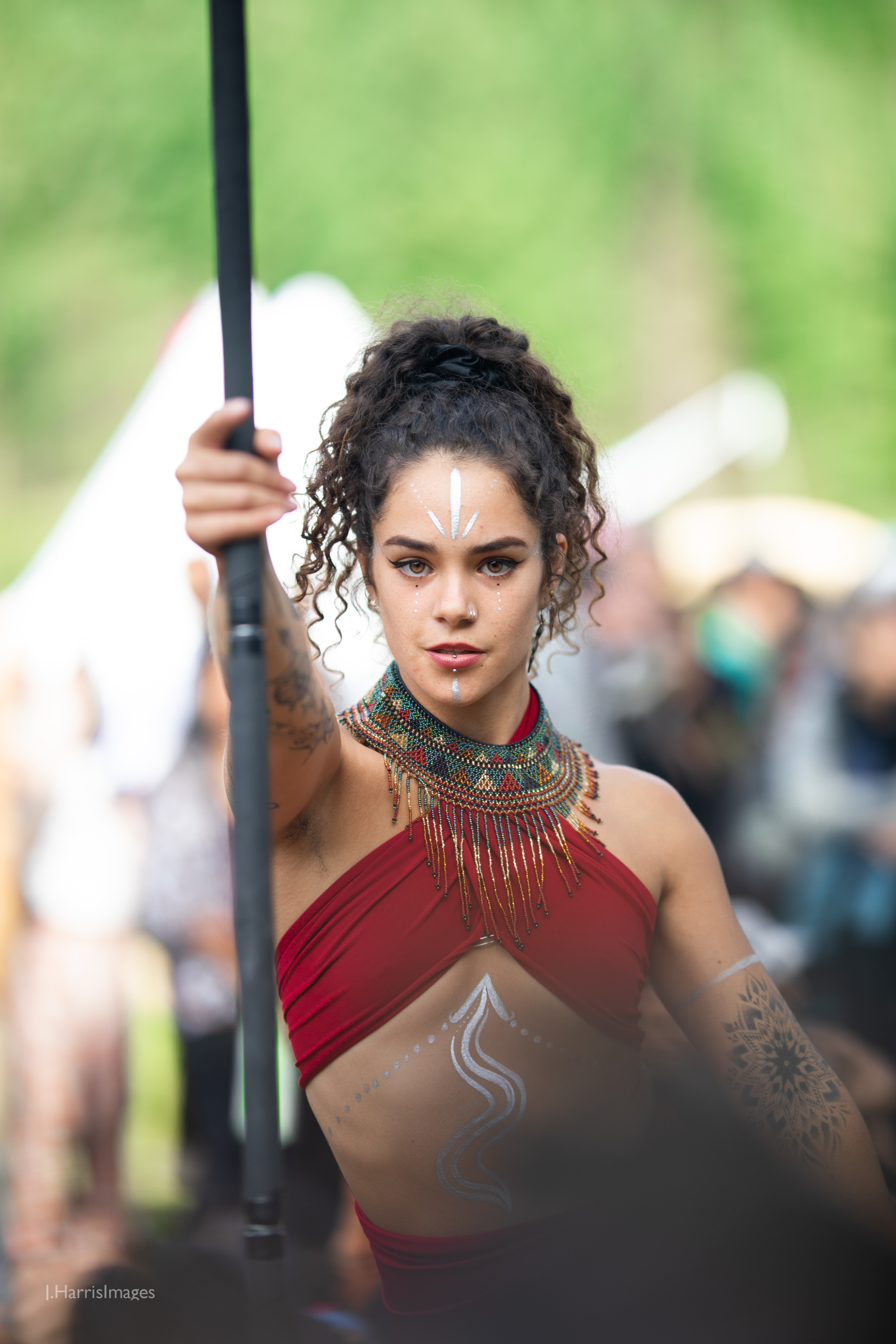 Emily Jane, fire performer in Melbourne