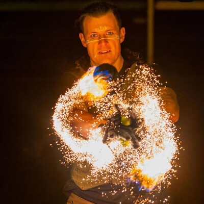 Rich Royale - Fire, LED and Juggling, fire performer in Melbourne, photo 2