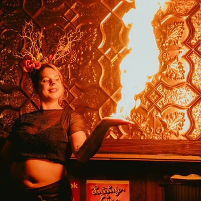 Scarab, fire performer in Melbourne, photo 2