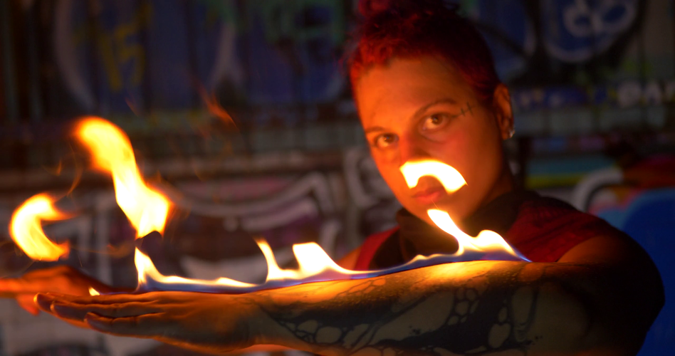 Scarab, fire performer in Melbourne, photo 3