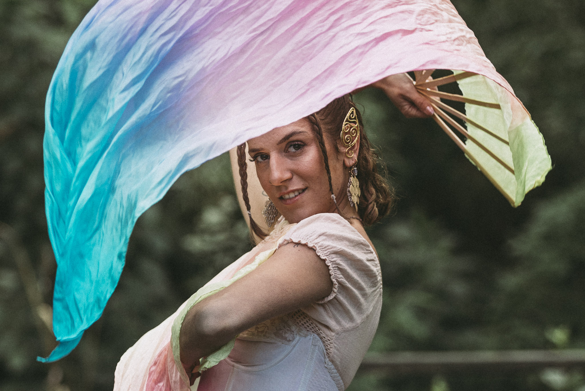 The Flow Faerie, fire performer in Melbourne