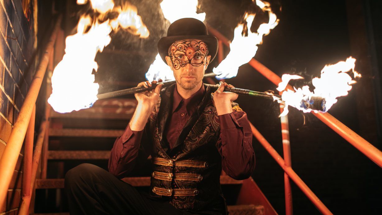 Trickbox Fire, fire performer in Melbourne