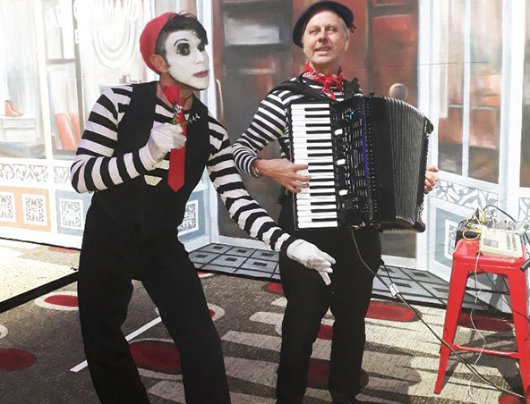 French Music And Mime, live in Melbourne