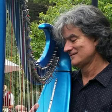 Michael Johnson, harp player in Melbourne, photo 3