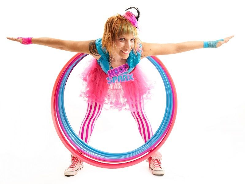 Donna Sparx, hula hoop in Melbourne, photo 2
