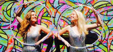 Mandala Moon Hoops, hula hoop in Melbourne
