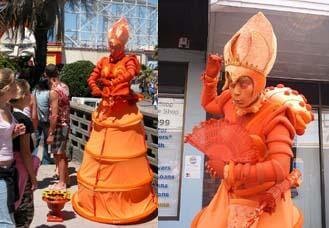 Oria-Exodia, human statue in Melbourne