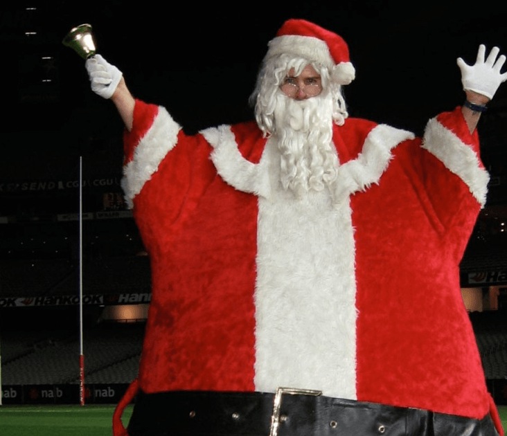 Fat Santas, impersonator in Melbourne