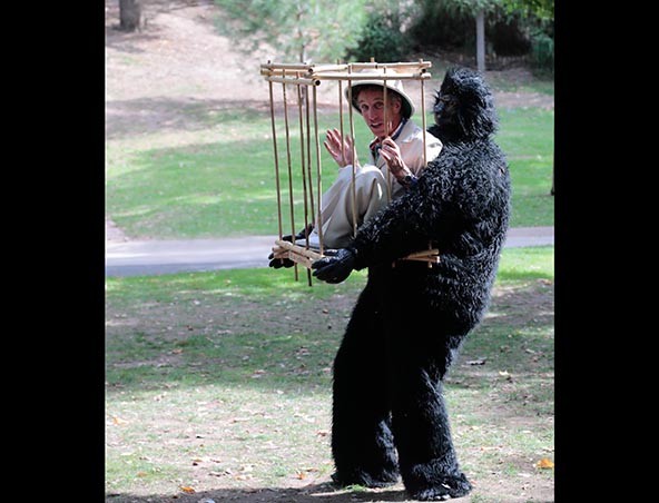 Banana Eater, costume character in Melbourne
