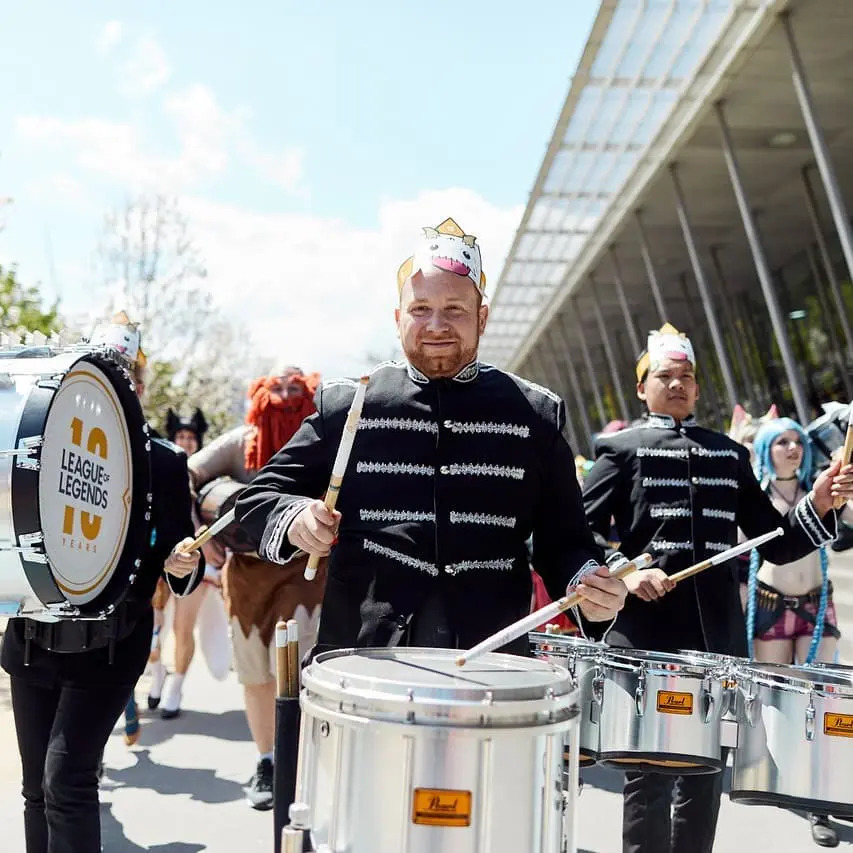 D2Drumline, marching band in Melbourne