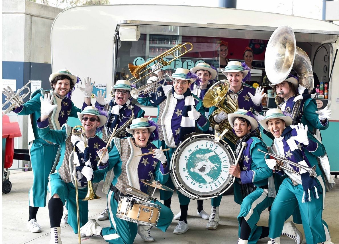 Itchy Feet Pep Band, marching band in Melbourne