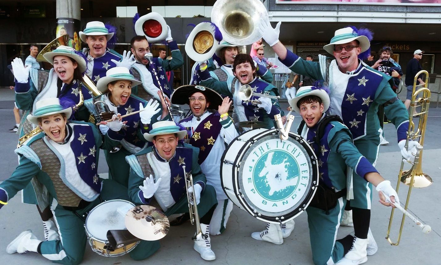 Itchy Feet Pep Band, marching band in Melbourne, photo 2
