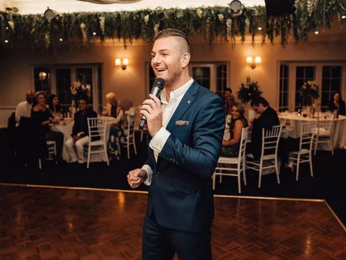 Benn Stone, mc-master of ceremonies in Melbourne