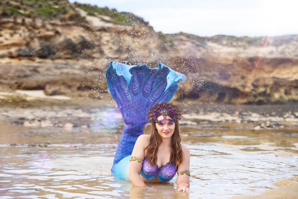 Marianna the Mermaid, mermaid costume character in Melbourne