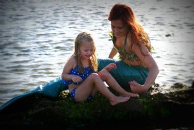Nerissa the Mermaid, mermaid costume character in Melbourne, photo 2