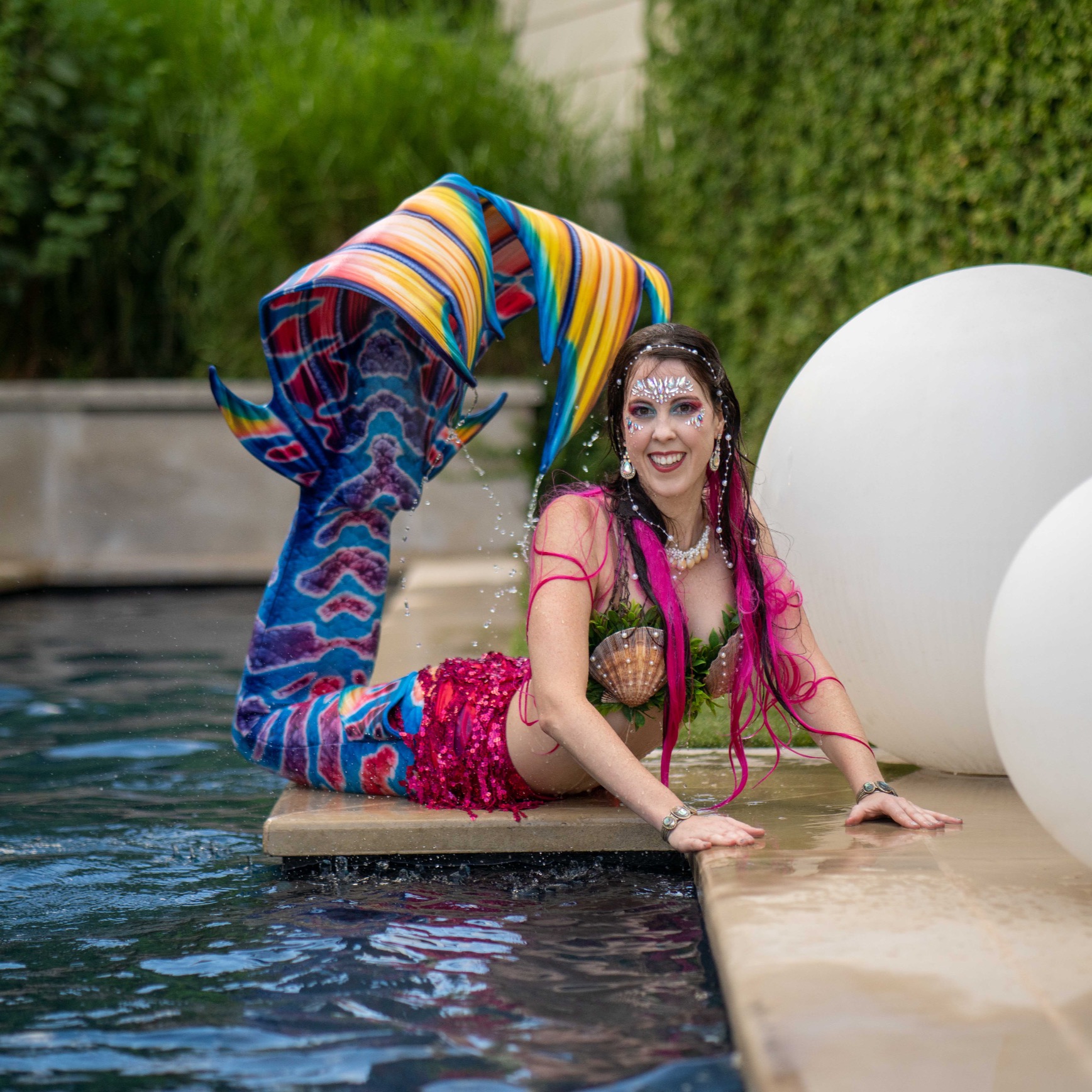 Mystica the Mermaid, mermaid costume character in Melbourne