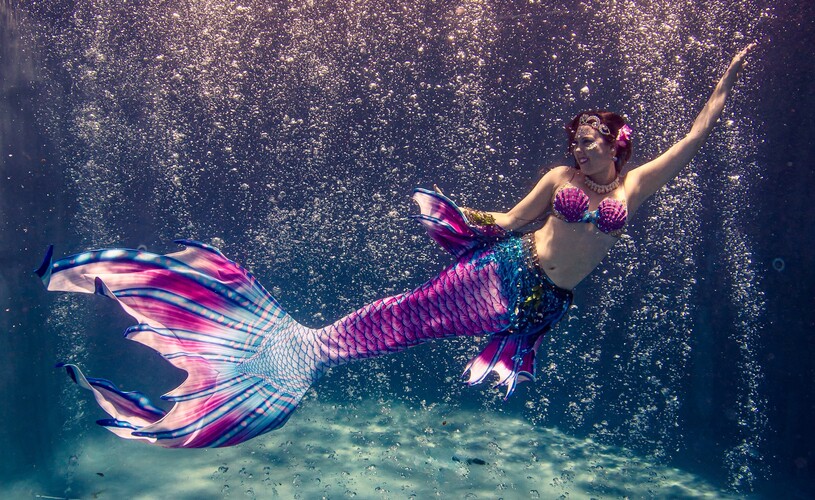Mystica the Mermaid, mermaid costume character in Melbourne, photo 3