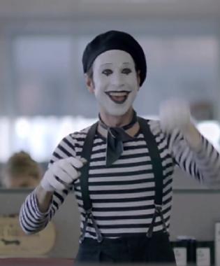 Gary the Telstra Mime, live in Melbourne