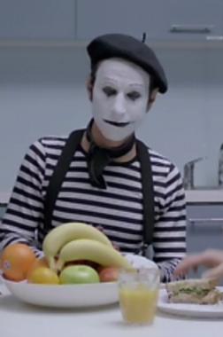 Gary the Telstra Mime, live in Melbourne, photo 2