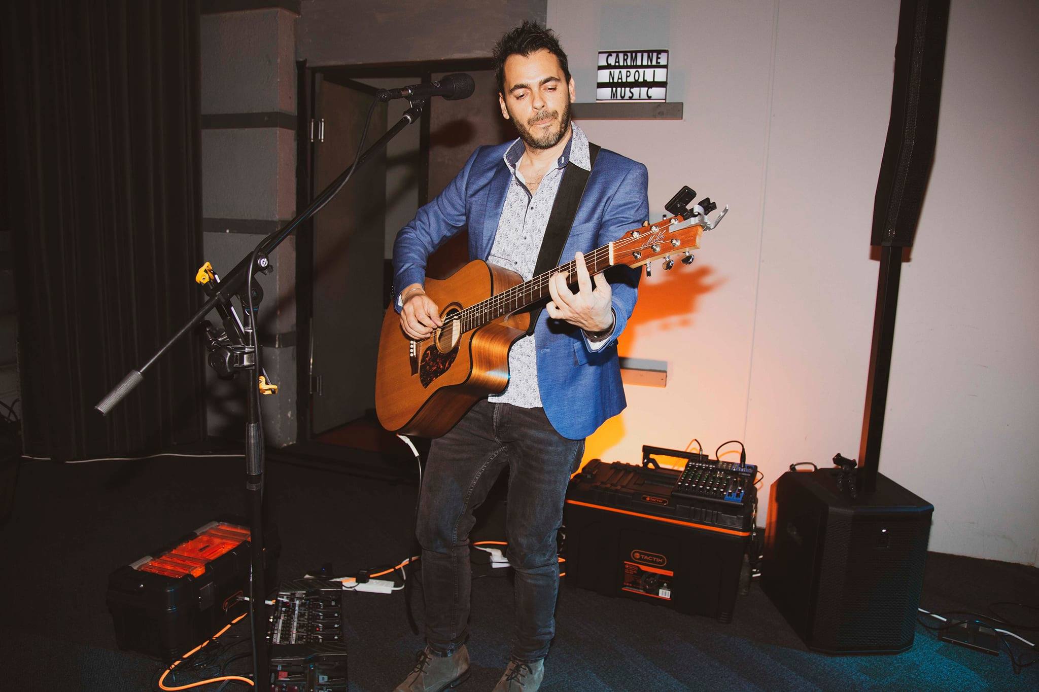 Carmine, musical soloist in Melbourne
