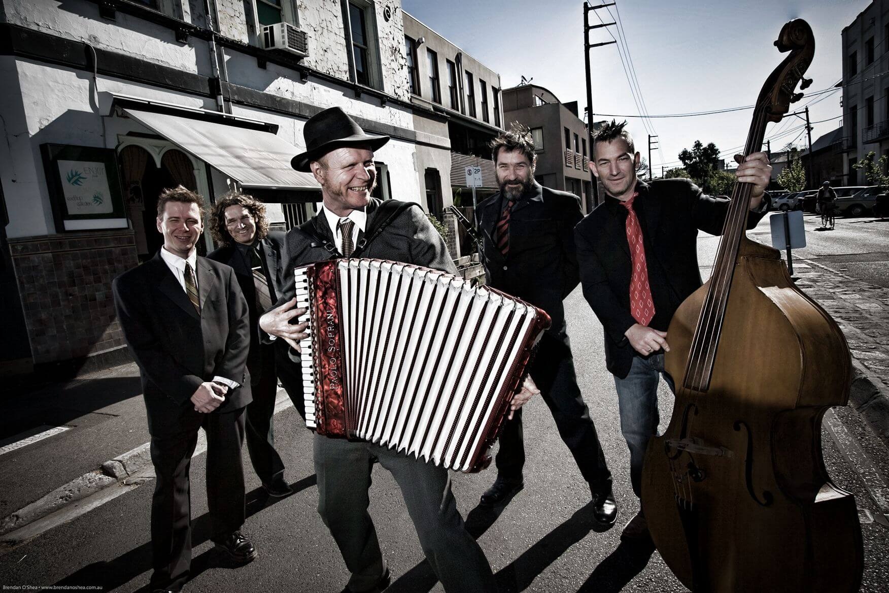 Dave the Accordionist, musical soloist in Melbourne
