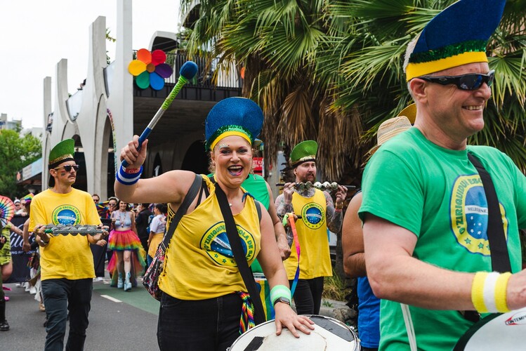 O'Ziriguidum Escola de Samba, brazilian samba percussion ensemble (batucada/bateria) in Melbourne, photo 3