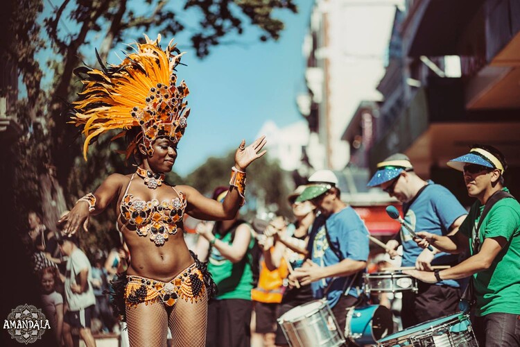 O'Ziriguidum Escola de Samba, brazilian samba percussion ensemble (batucada/bateria) in Melbourne, photo 2