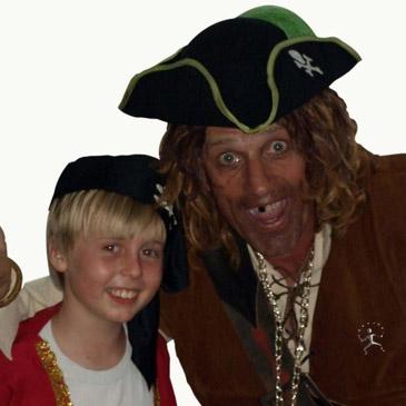 Captain M.T.Head, pirate costume character in Melbourne