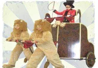 Almost Tame, roving entertainer in Melbourne