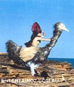 Emu Nomads, roving entertainer in Melbourne