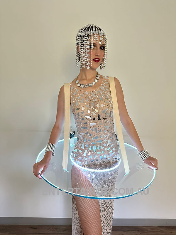 LED Table Servers, roving entertainer in Melbourne