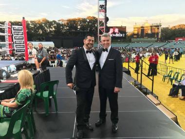 Perry Cale, sports event mc-master of ceremonies in Melbourne, photo 2