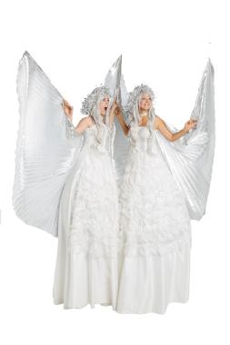 Angel of Light on Stilts, stilt walker in Melbourne, photo 2