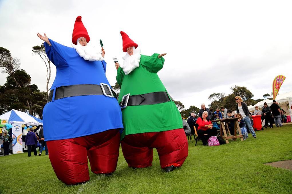 Giant Gnomes, stilt walker in Melbourne
