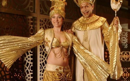 The Venetians, stilt walker in Melbourne