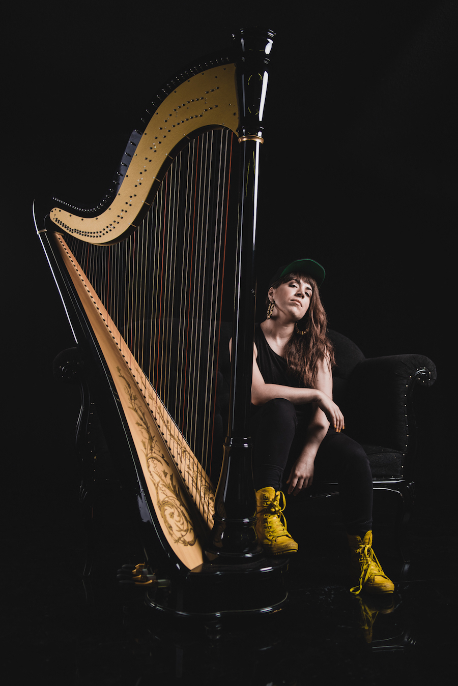 MICHELLE SMITH, harp player in Perth
