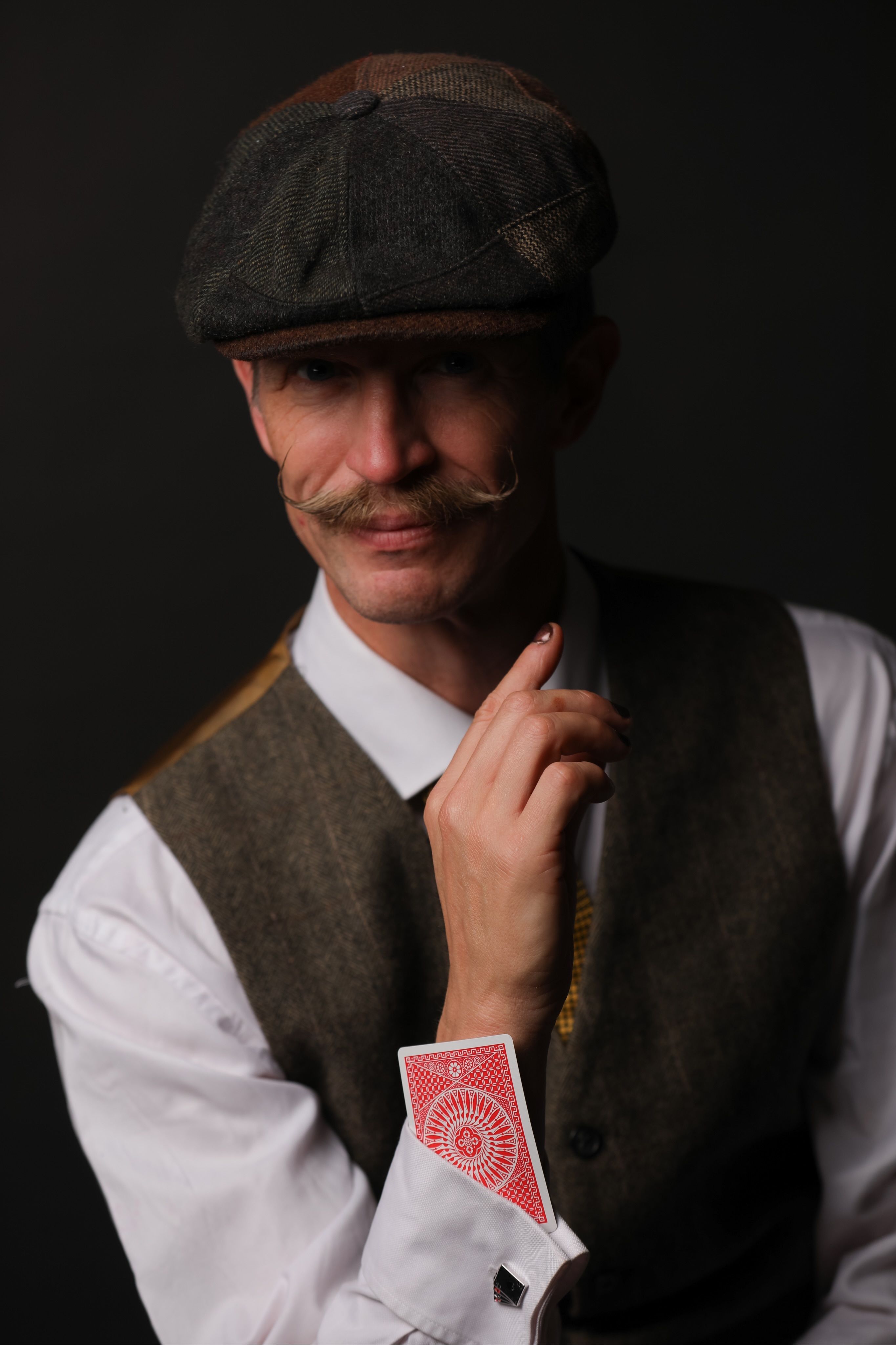 Ben Orson, roving magician in Newcastle