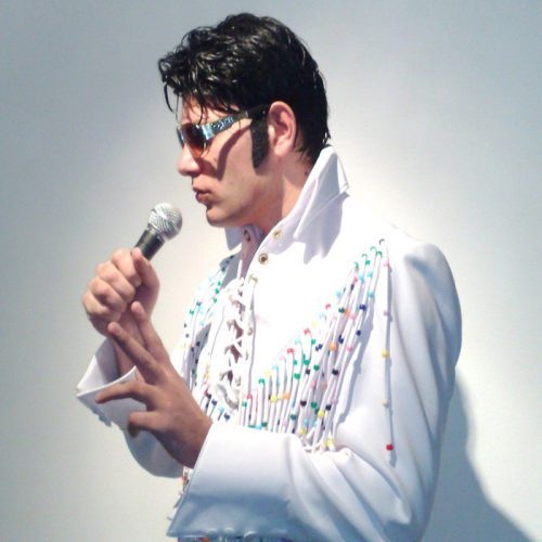 Nick “The King” Nicolas, singing impersonator in NSW