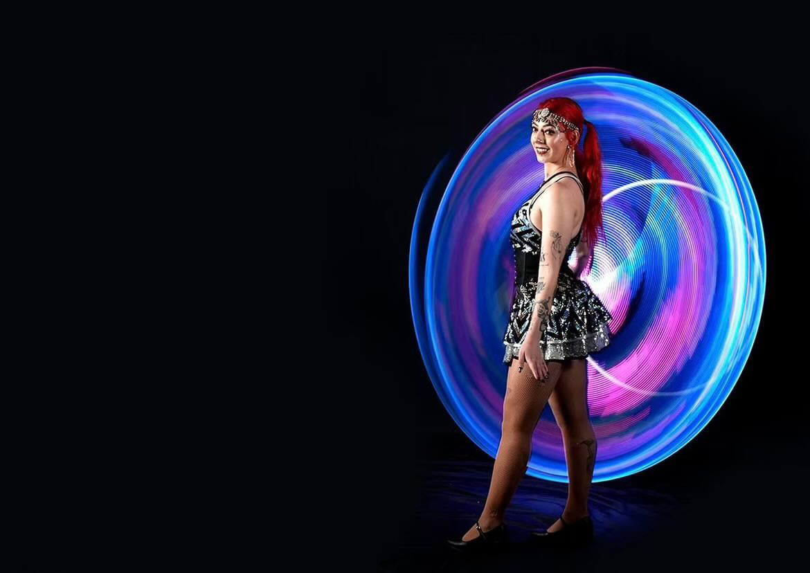 Cosmic Kay, hula hoop in Penrith