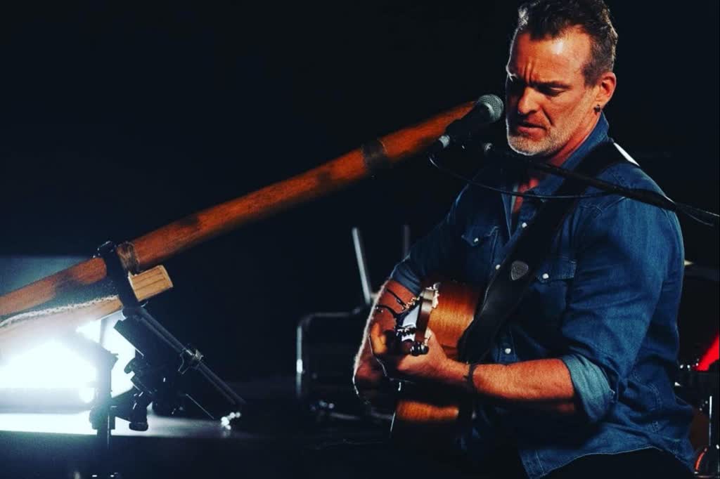James Wilson, acoustic guitar and singer solo in Perth