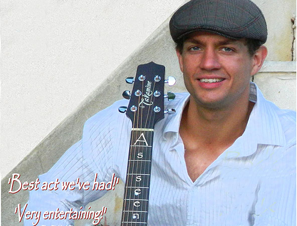 Pete, musical soloist in Perth