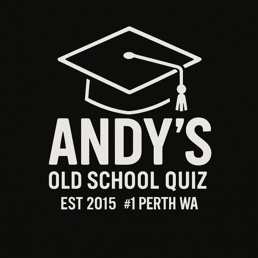 ANDYs Old School Quiz, trivia and game show mc-master of ceremonies in Perth
