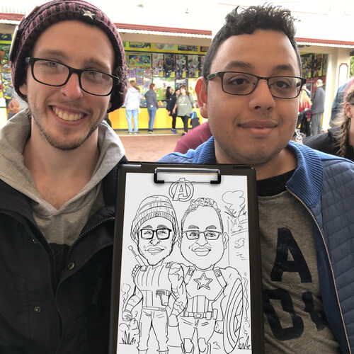 Caricature Wizard, caricaturist in Perth