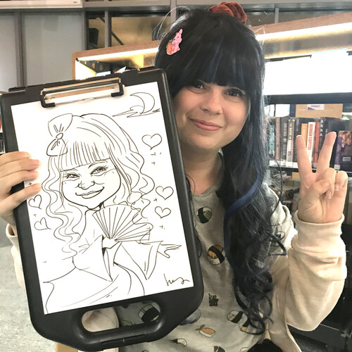 Caricature Wizard, caricaturist in Perth, photo 2