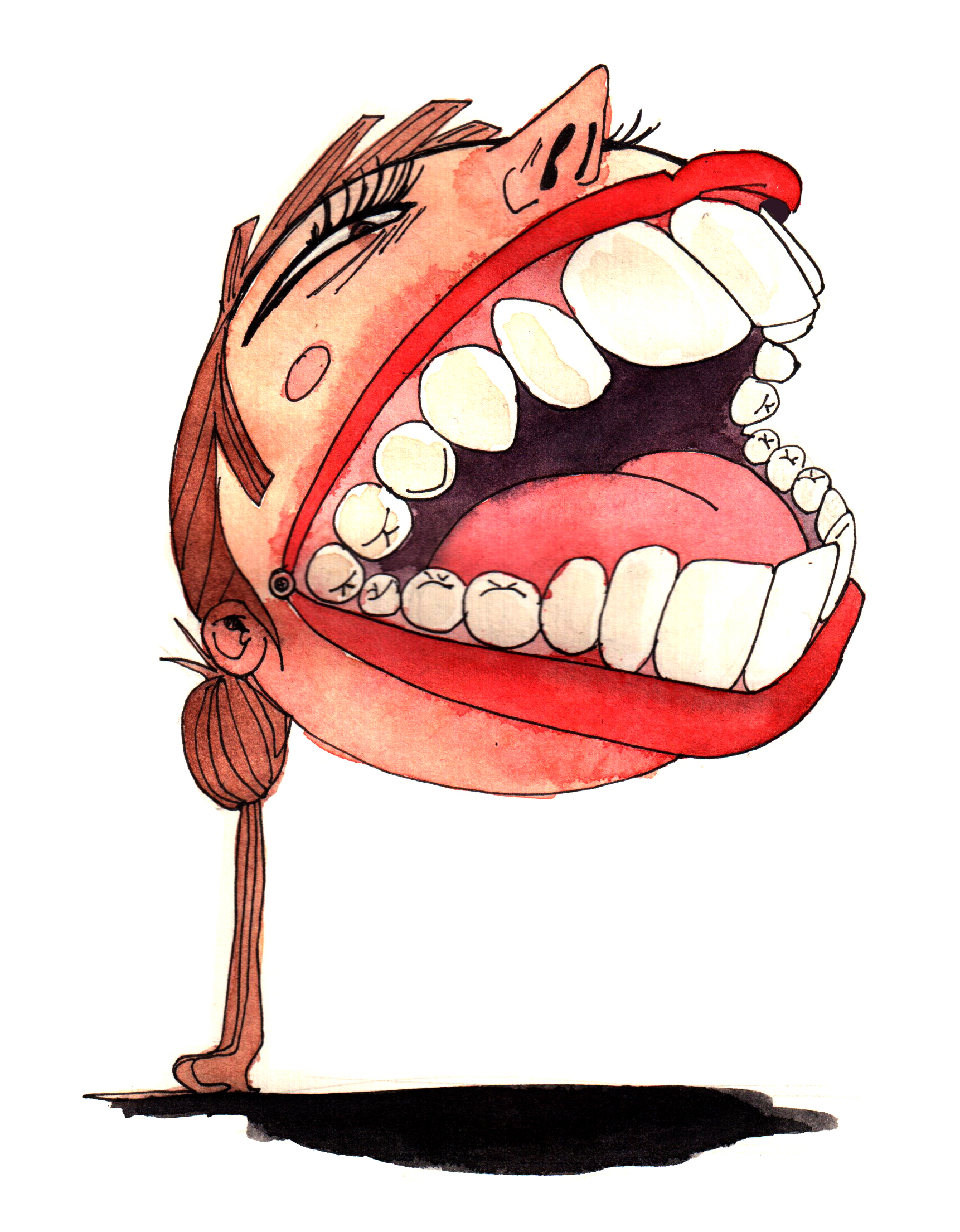 Marion Le Crayon, caricaturist in Perth