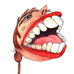 Marion Le Crayon, caricaturist in Perth, photo 2