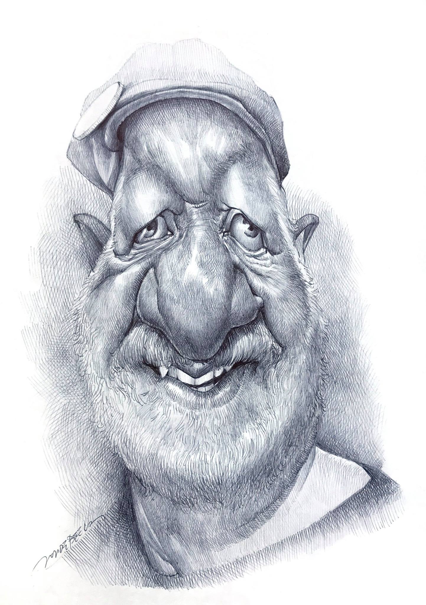 Terry Dunnett's Caricatures, caricaturist in Perth