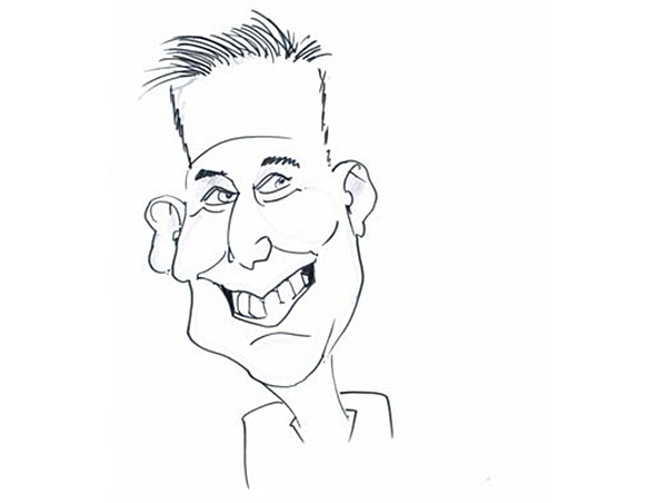 Dave Gray, caricaturist in Perth, photo 2