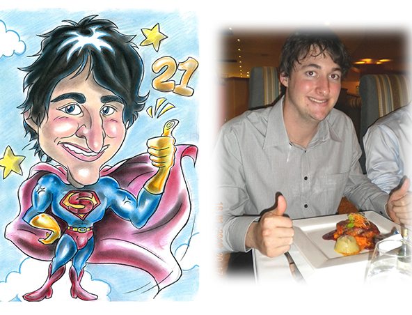 Henry Lam Caricatures, caricaturist in Perth